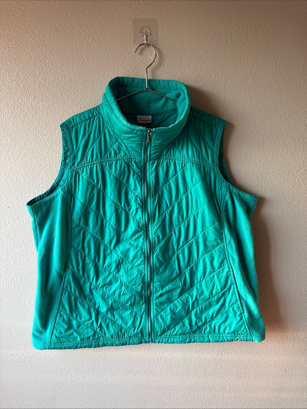 Columbia Women's Teal Quilted Vest 3XL